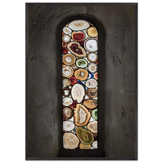 AHATFENSTER 2009 0 - Sigmar Polke Framed Art Print – Black Wooden Frame - Default Title - -Framed Art Print