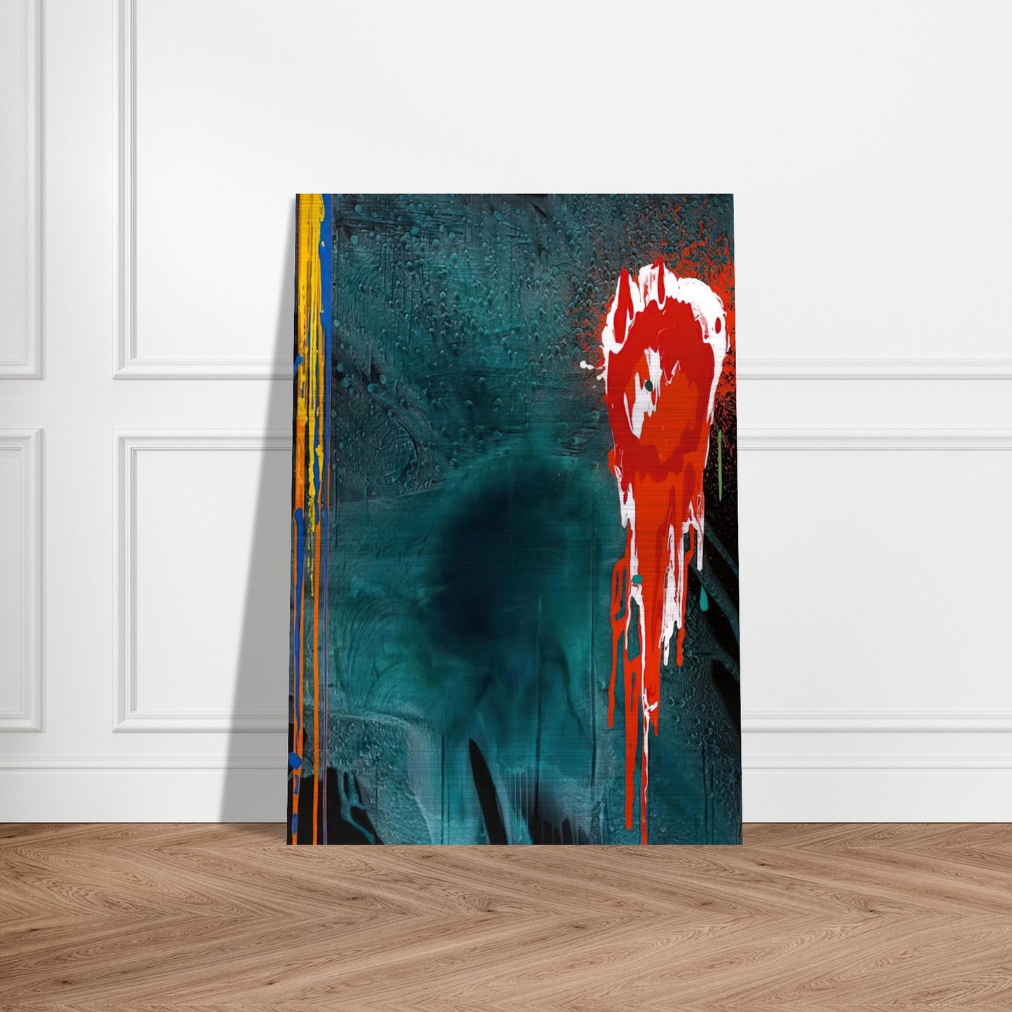 Letter to Chaim - 10.7.06 - 2006 - John Hoyland Brushed Aluminum Print - 70x100 cm / 28x40 inches | John Hoyland Aluminum Print | John Hoyland Prints