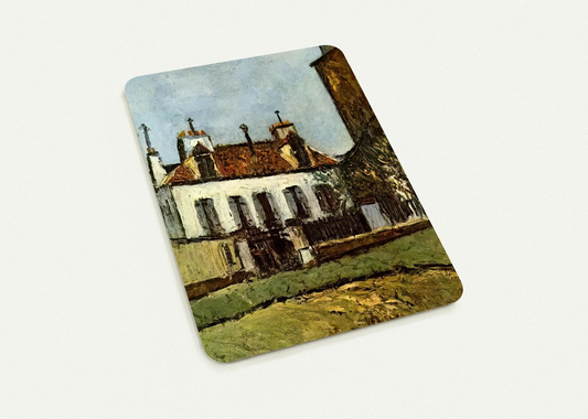 HOUSE IN THE SUBURBS OF PARIS By Maurice Utrillo Pack of 10 Post Cards | Maurice Utrillo Post Cards | A6 (10.5 x 14.8 cm) - 4.1 x 5.8 inches