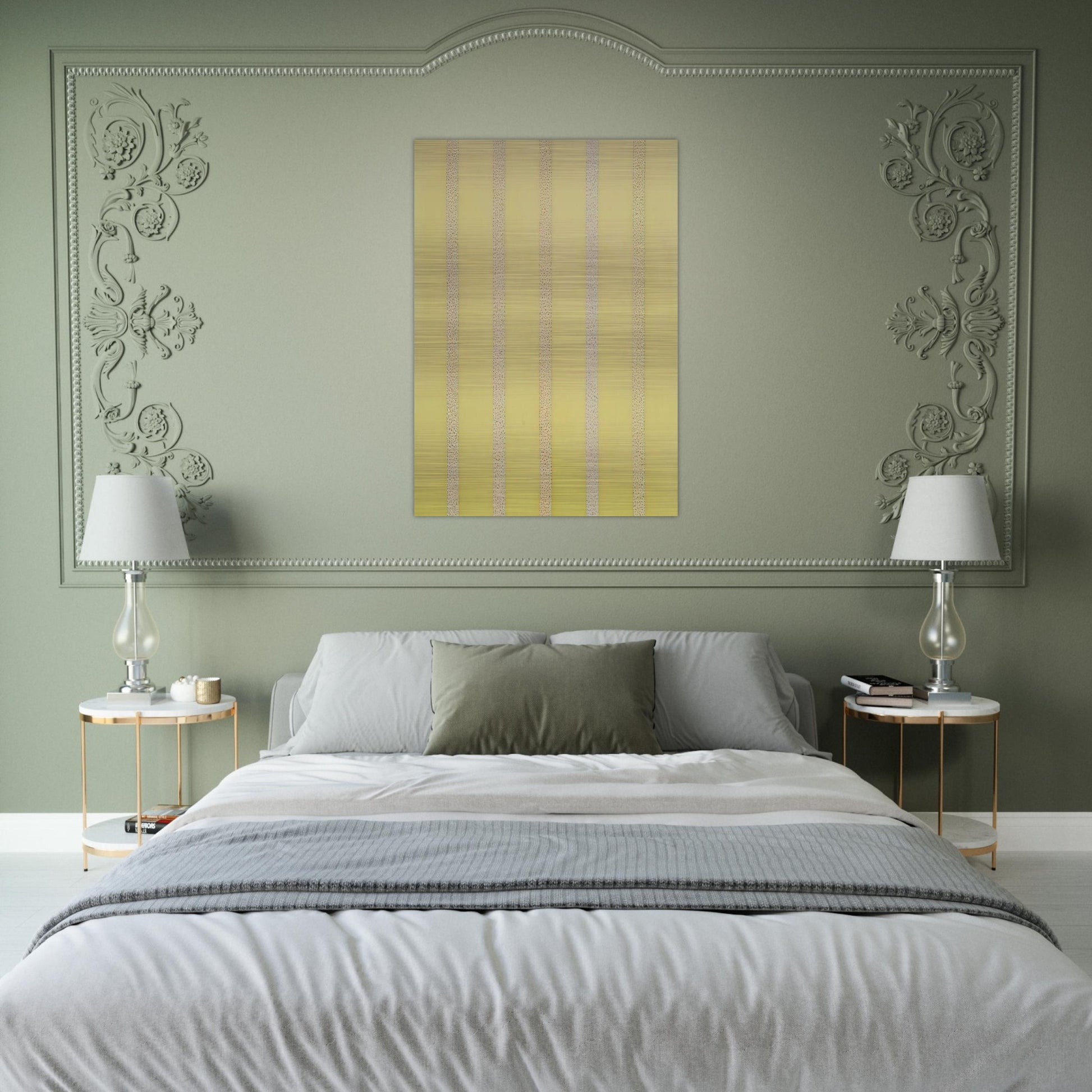 Celtic Dawn - 1960 - Gene Davis Brushed Aluminum Print - 70x100 cm / 28x40 inches | Gene Davis Aluminum Print | Gene Davis Prints