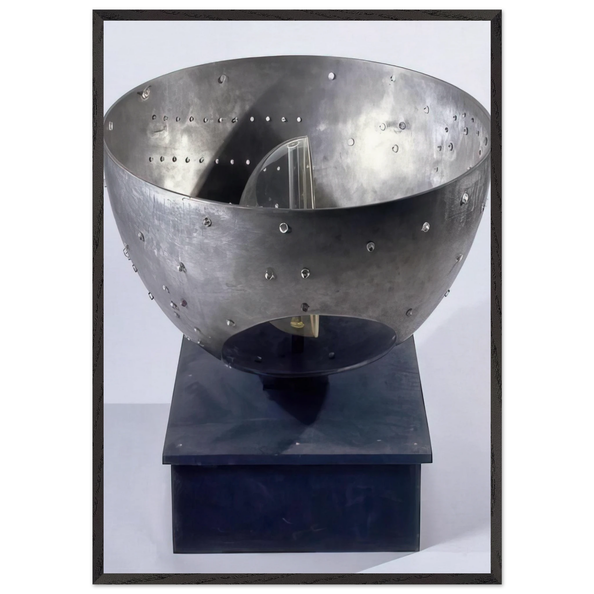 Untitled - 1967 N10 - Gyula Kosice Framed Art Print – Black Wooden Frame - Default Title - -Framed Art Print