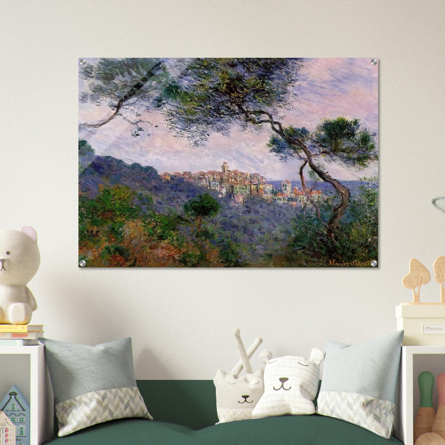 Bordighera, Italy - claude monet Acrylic Print - 70x100 cm / 28x40″ inches