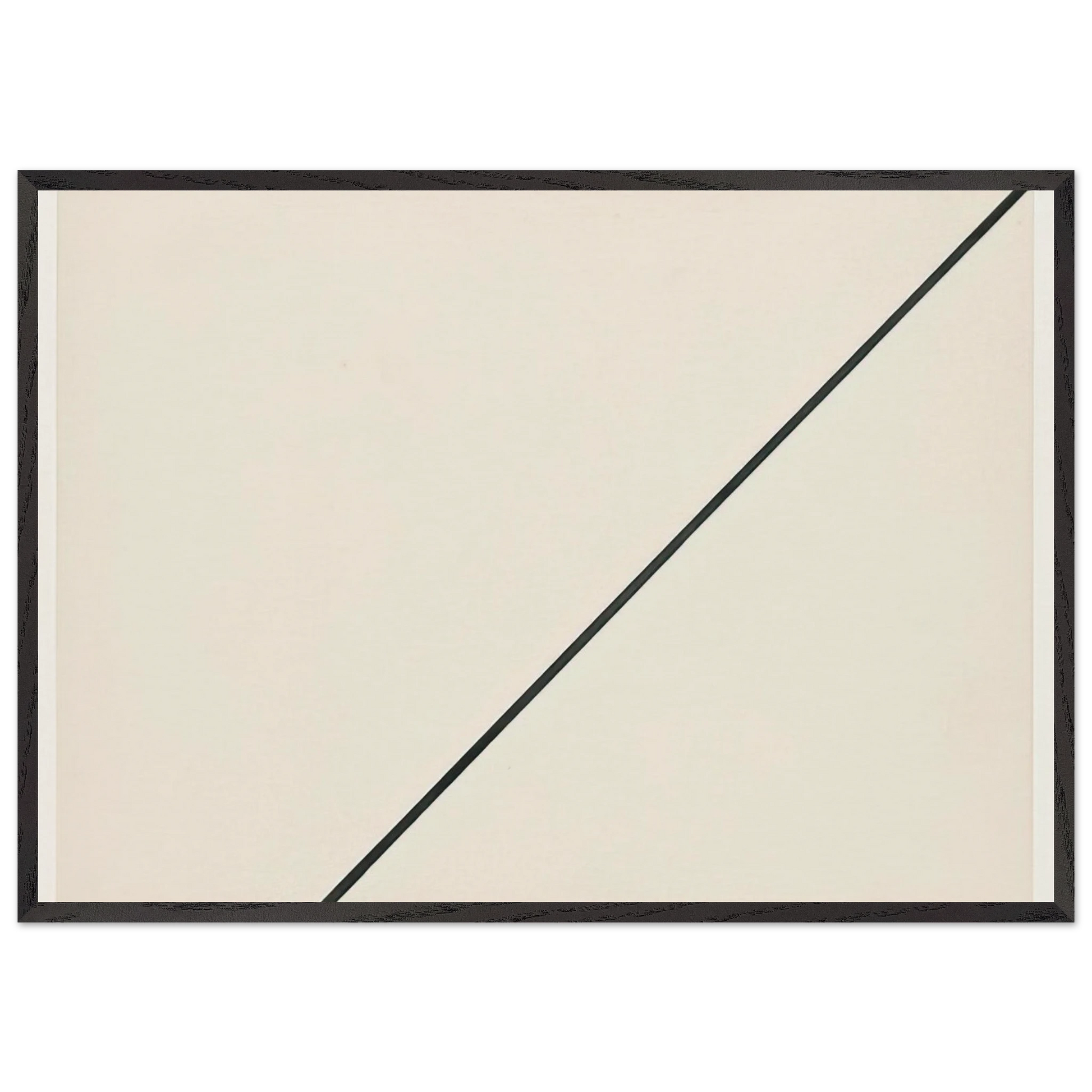 Diagonal - Ellsworth Kelly Framed Art Print – Black Wooden Frame - Default Title - -Framed Art Print