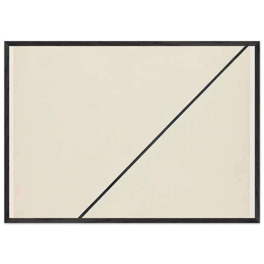 Diagonal - Ellsworth Kelly Framed Art Print – Black Wooden Frame - Default Title - -Framed Art Print