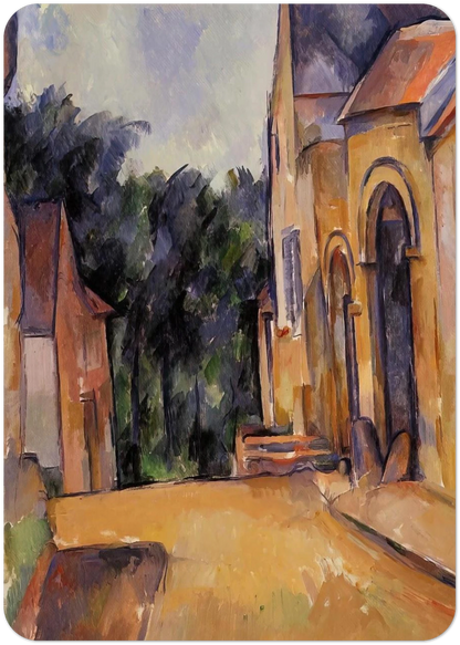 Farm at Montgeroult By Paul Cézanne Pack of 10 Post Cards | Paul Cézanne Post Cards | A6 (10.5 x 14.8 cm) - 4.1 x 5.8 inches