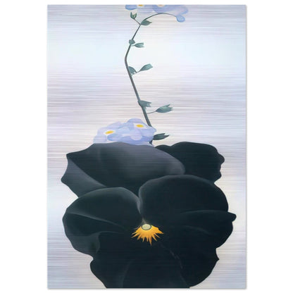 Pansy - Georgia O'Keeffe Brushed Aluminum Print - 70x100 cm / 28x40 inches | Georgia O'Keeffe Aluminum Print | Georgia O'Keeffe Prints