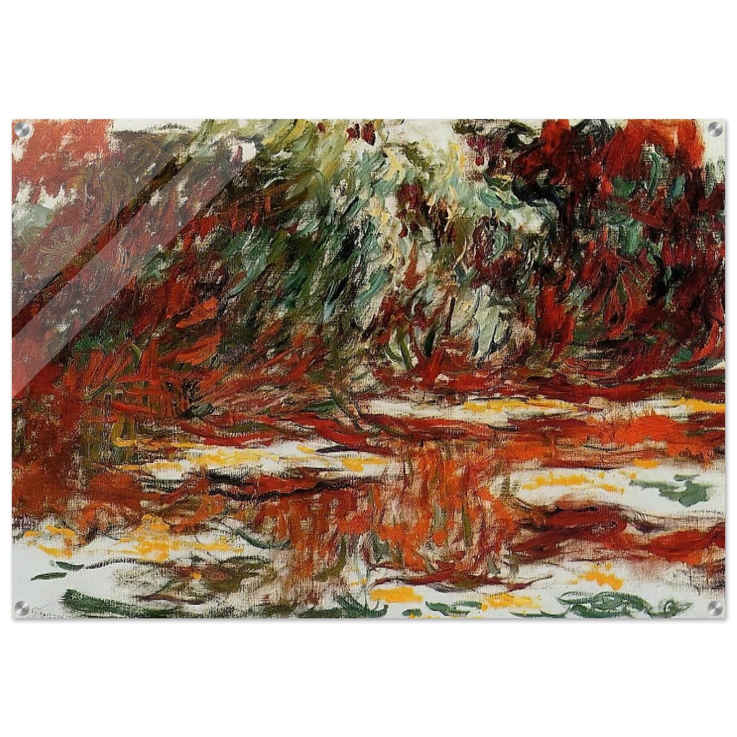 Water Lily Pond - claude monet Acrylic Print - 70x100 cm / 28x40″ inches | claude monet Wall Art | claude monet Prints