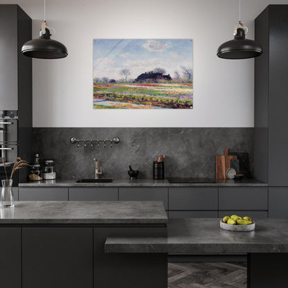 Tulip Fields at Sassenheim, near Leiden - claude monet Acrylic Print - 70x100 cm / 28x40″ inches