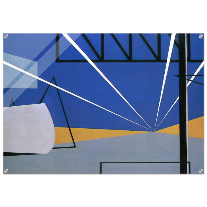 Lights in an Aircraft Plant - 1945 - Ralston Crawford Acrylic Print - 70x100 cm / 28x40″ inches