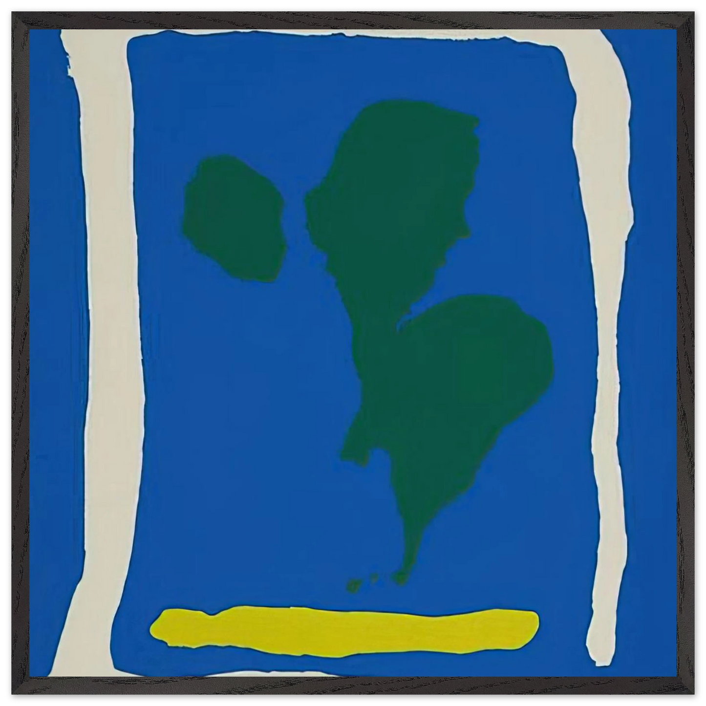 Helen Frankenthaler - Air Frame - 1965 Wall art - 45x45 cm / 18x18 inches - Fine Art Poster - -