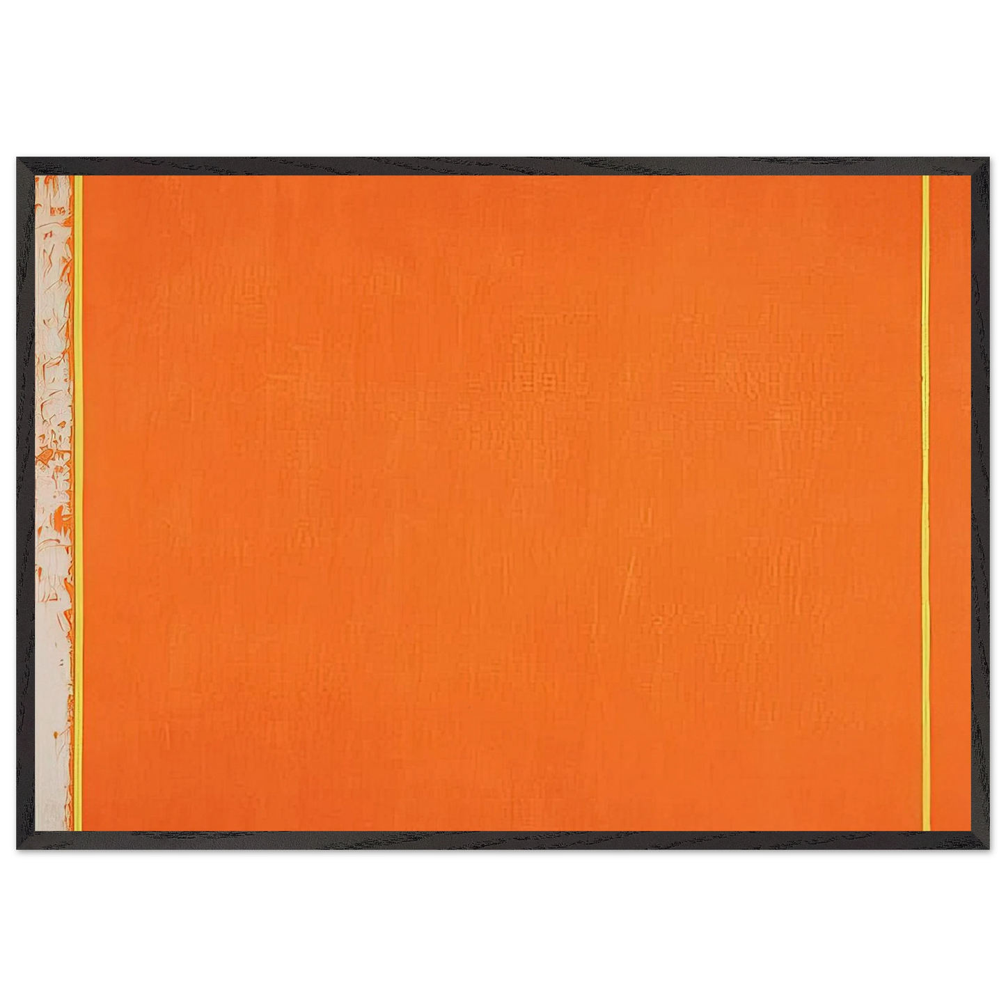 The Third - Barnett Newman Framed Art Print – Black Wooden Frame - Default Title - -Framed Art Print