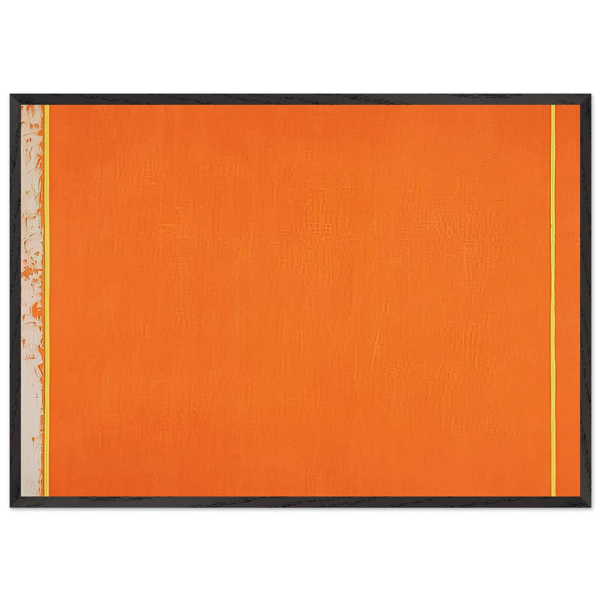 The Third - Barnett Newman Framed Art Print – Black Wooden Frame - Default Title - -Framed Art Print