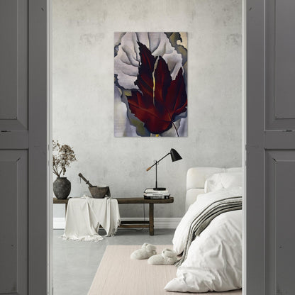 Pattern of Leaves - Georgia O'Keeffe Brushed Aluminum Print - 70x100 cm / 28x40 inches | Georgia O'Keeffe Aluminum Print | Georgia O'Keeffe Prints
