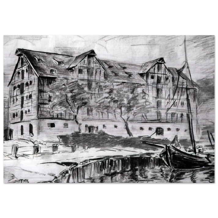 Untitled - 1926 - Konrad Zuse Brushed Aluminum Print - 70x100 cm / 28x40 inches | Konrad Zuse Aluminum Print | Konrad Zuse Prints