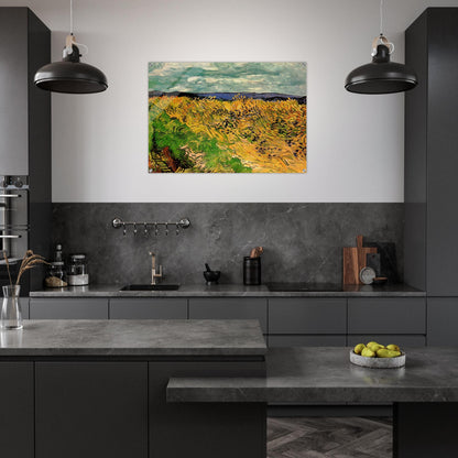 Wheat Field with Cornflowers - Vincent van Gogh Acrylic Print - 70x100 cm / 28x40″ inches