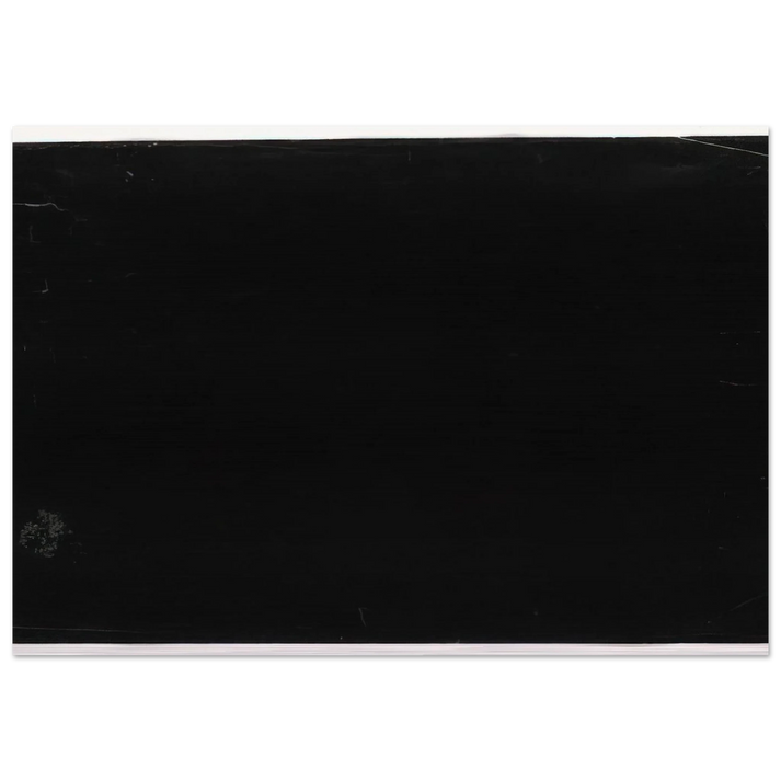 Black - Ellsworth Kelly Brushed Aluminum Print - 70x100 cm / 28x40 inches | Ellsworth Kelly Aluminum Print | Ellsworth Kelly Prints