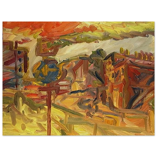 Frank Auerbach - THE AWNING Fine Art Poster - Default Title