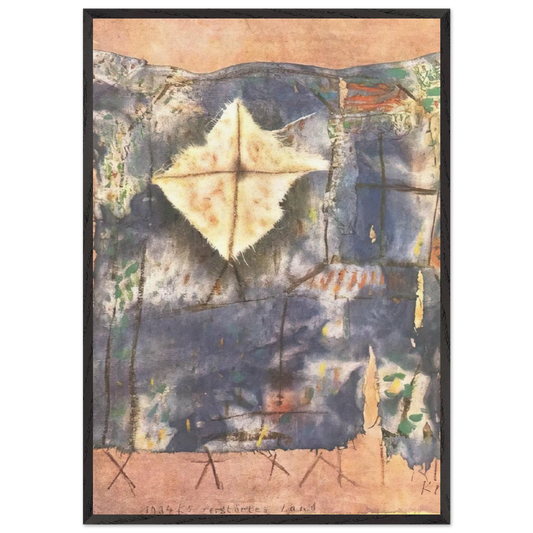 RAVAGED LAND 1921 - Paul Klee Framed Art Print – Black Wooden Frame - Default Title - -Framed Art Print