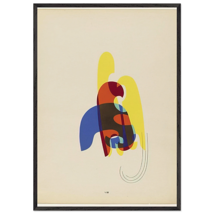 SHADOWS FROM THE PORTFOLIO REVOLVING DOORS 1926 - Man Ray 70x100 cm / 28x40 inches Framed Art Print – Black Wooden Frame