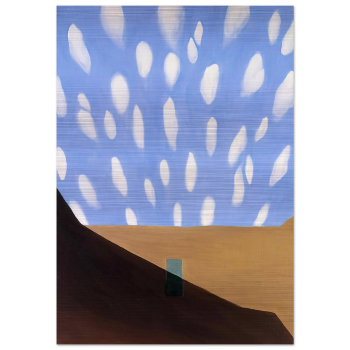 In the Patio VIII - Georgia O'Keeffe Brushed Aluminum Print - 70x100 cm / 28x40 inches | Georgia O'Keeffe Aluminum Print | Georgia O'Keeffe Prints