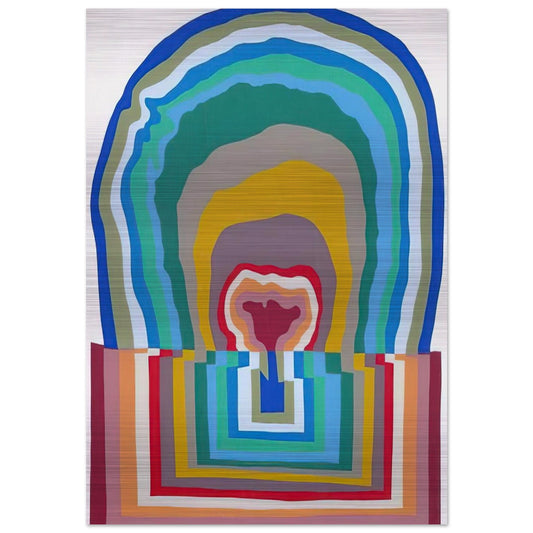 Doppelform - 1971 - Dieter Roth Brushed Aluminum Print - 70x100 cm / 28x40 inches | Dieter Roth Aluminum Print | Dieter Roth Prints