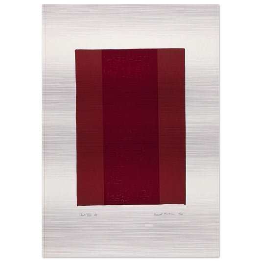 Canto XVIII - Barnett Newman Brushed Aluminum Print - 70x100 cm / 28x40 inches | Barnett Newman Aluminum Print | Barnett Newman Prints