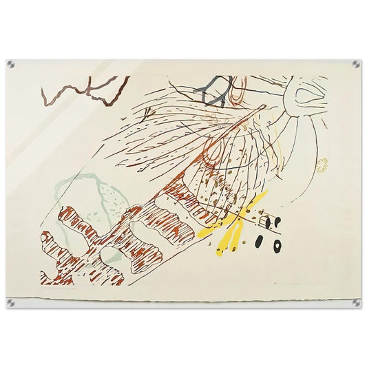 From 17 Drawings by Thoreau - 1978 - John Cage Acrylic Print - 70x100 cm / 28x40″ inches