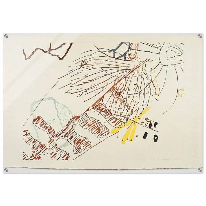 From 17 Drawings by Thoreau - 1978 - John Cage Acrylic Print - 70x100 cm / 28x40″ inches