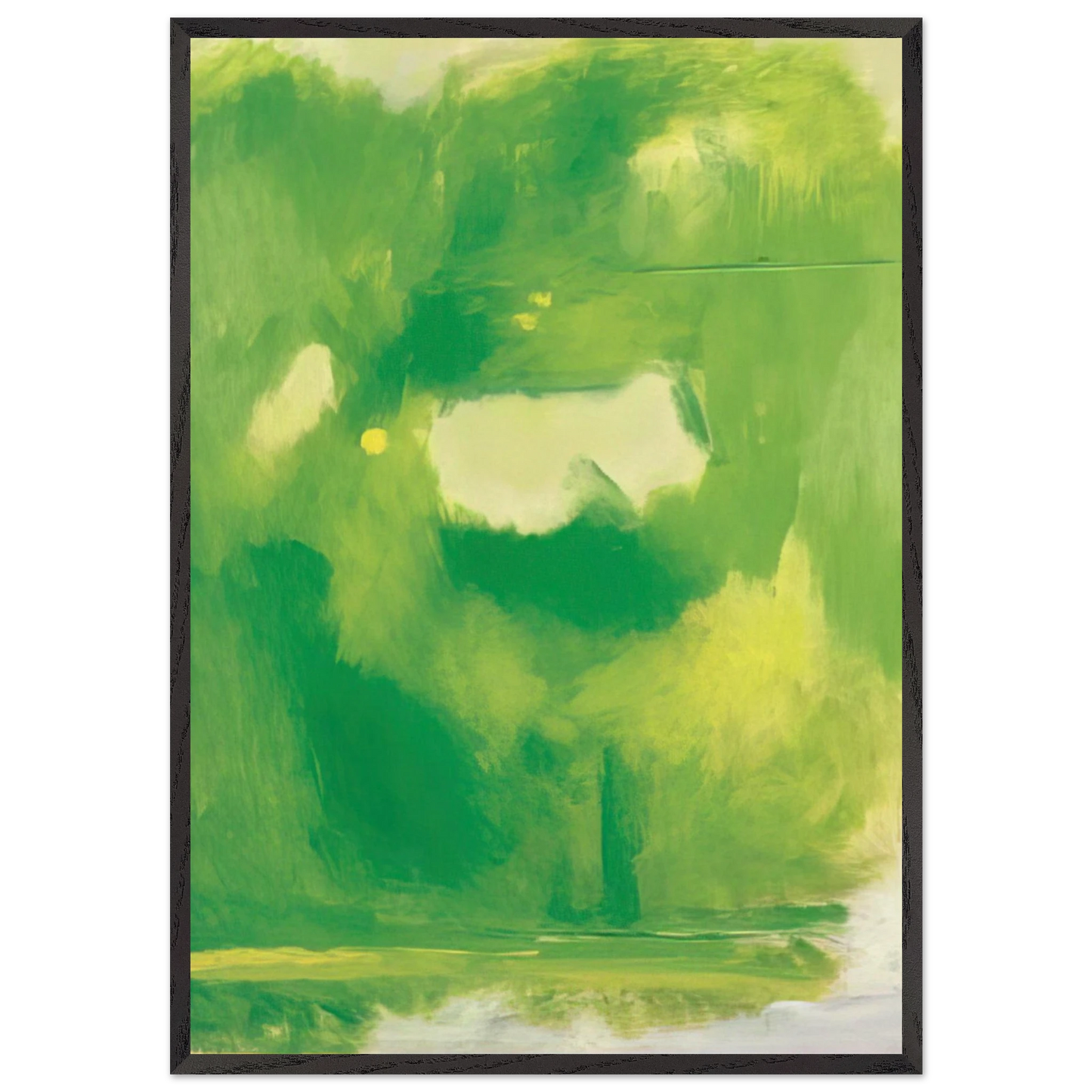 ANTES DE LA COSECHA 1999 - Esteban Vicente Framed Art Print – Black Wooden Frame - Default Title - -Framed Art Print