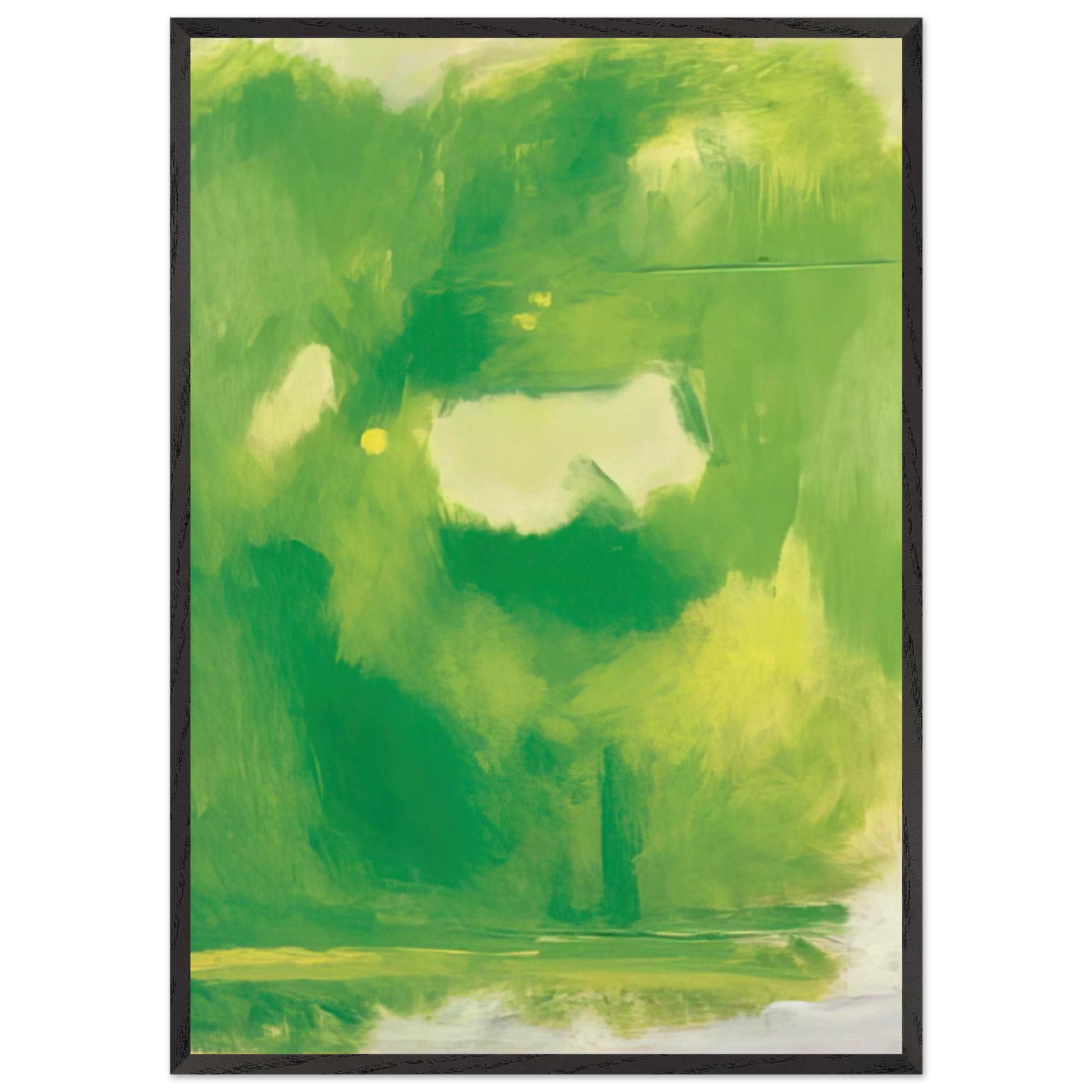 ANTES DE LA COSECHA 1999 - Esteban Vicente Framed Art Print – Black Wooden Frame - Default Title - -Framed Art Print