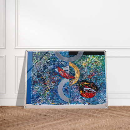 In Celebration - Sam Gilliam Acrylic Print - 70x100 cm / 28x40″ inches | Sam Gilliam Wall Art | Sam Gilliam Prints