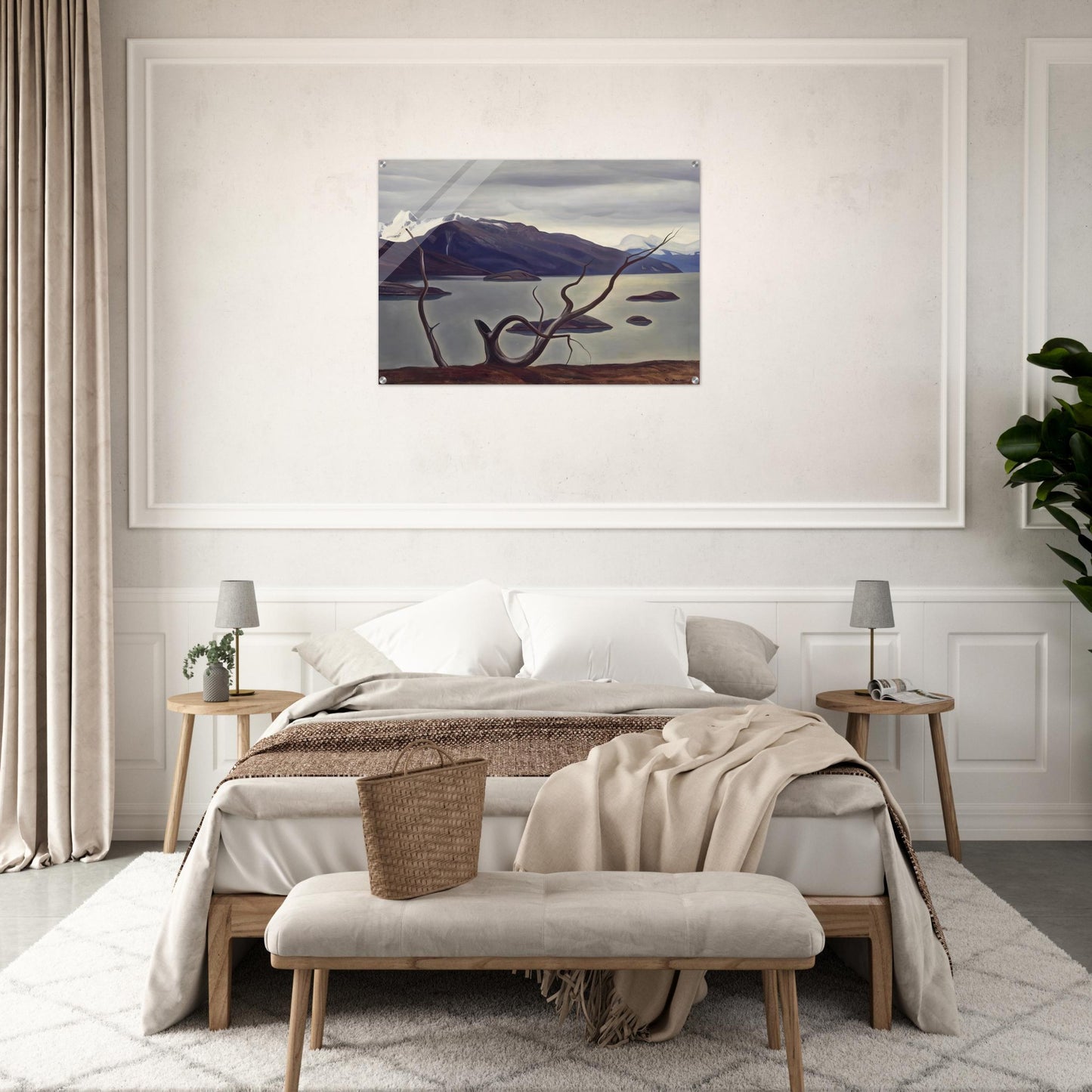 Admiralty Sound, Tierra Del Fuego - Rockwell Kent Acrylic Print - 70x100 cm / 28x40″ inches | Rockwell Kent Wall Art | Rockwell Kent Prints