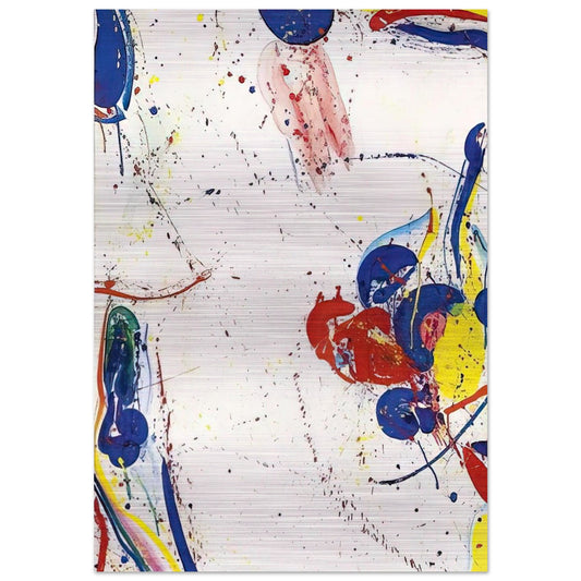 On Return - Sam Francis Brushed Aluminum Print - 70x100 cm / 28x40 inches | Sam Francis Aluminum Print | Sam Francis Prints