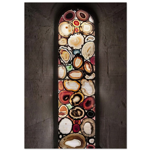 AHATFENSTER 2009 1 - Sigmar Polke Brushed Aluminum Print - 70x100 cm / 28x40 inches | Sigmar Polke Aluminum Print | Sigmar Polke Prints