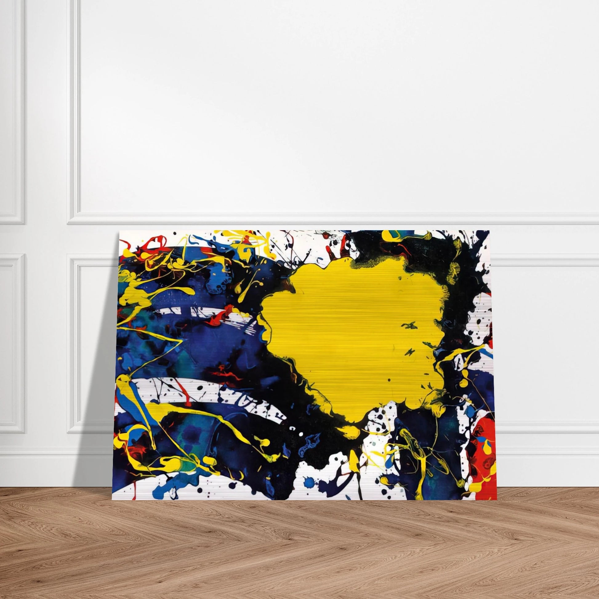 Untitled  SFP94-135  SFF 1805  - Sam Francis Brushed Aluminum Print - 70x100 cm / 28x40 inches | Sam Francis Aluminum Print | Sam Francis Prints