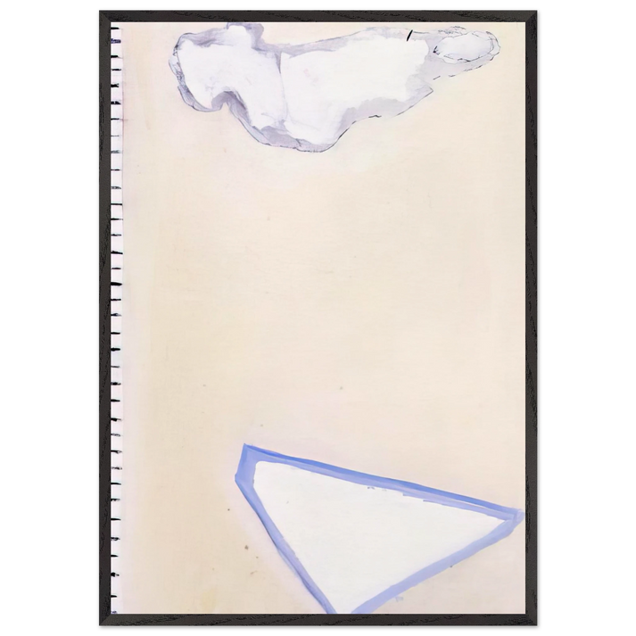 Trap - 2006 N2 - Raoul De Keyser 70x100 cm / 28x40 inches Framed Art Print – Black Wooden Frame