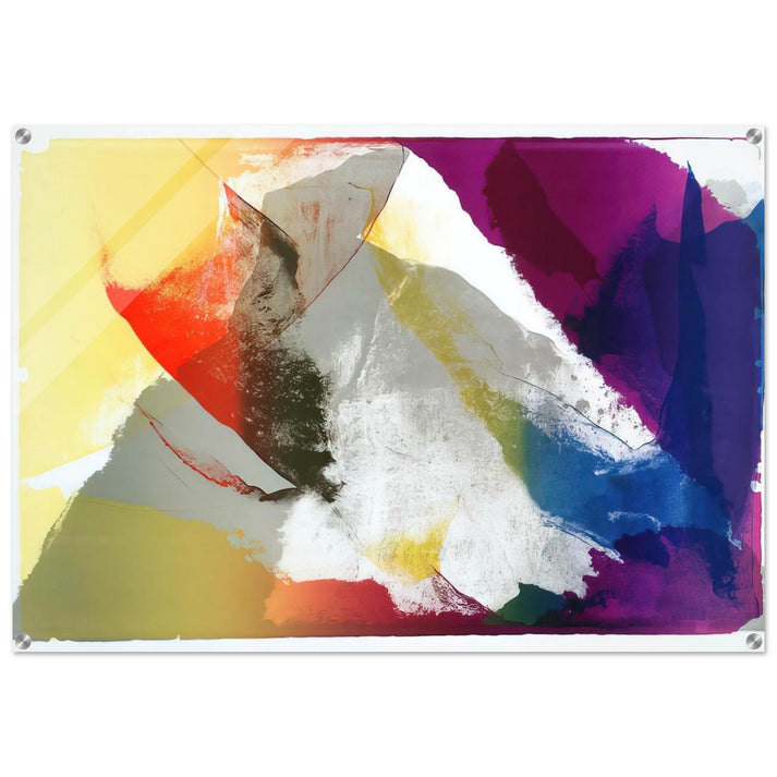 Abstract Composition - Paul Jenkins Acrylic Print - 70x100 cm / 28x40″ inches