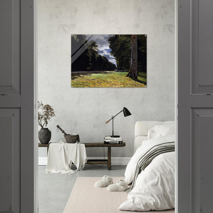 The Pave de Chailly in the Fontainbleau Forest - claude monet Acrylic Print - 70x100 cm / 28x40″ inches