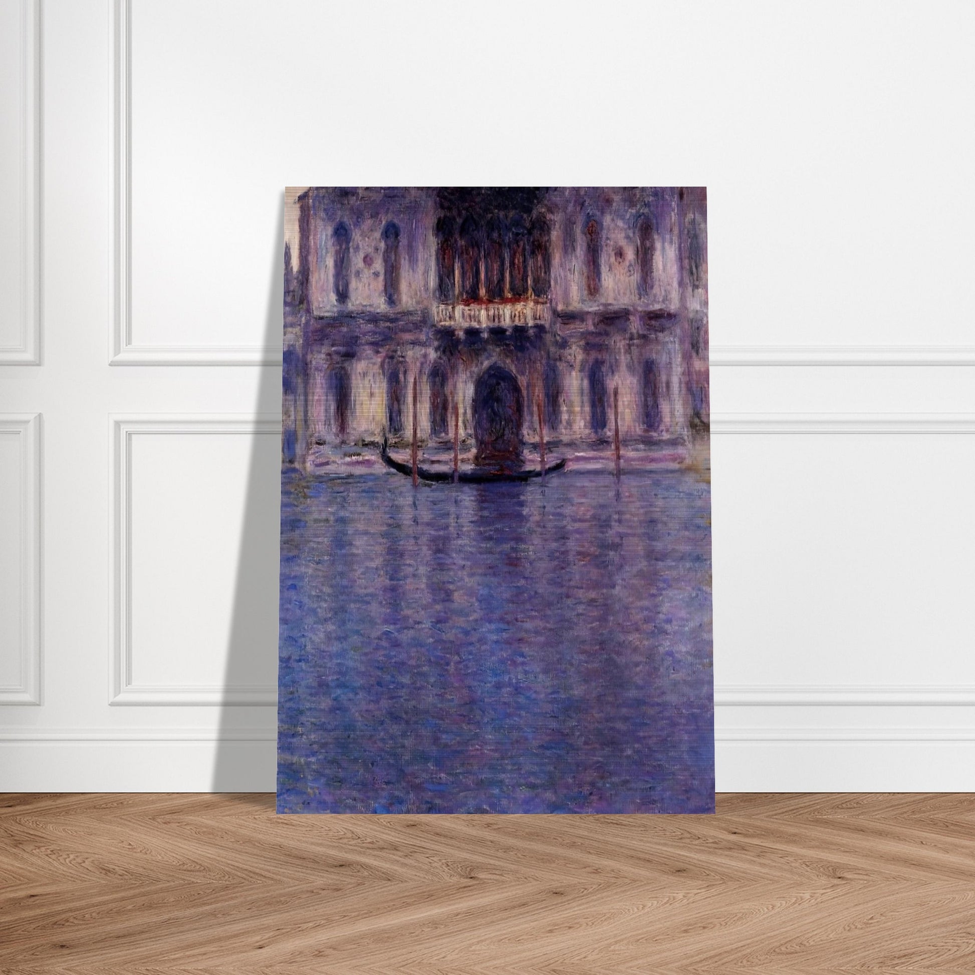 Palazzo Contarini 2 - claude monet Brushed Aluminum Print - 70x100 cm / 28x40 inches | claude monet Aluminum Print | claude monet Prints