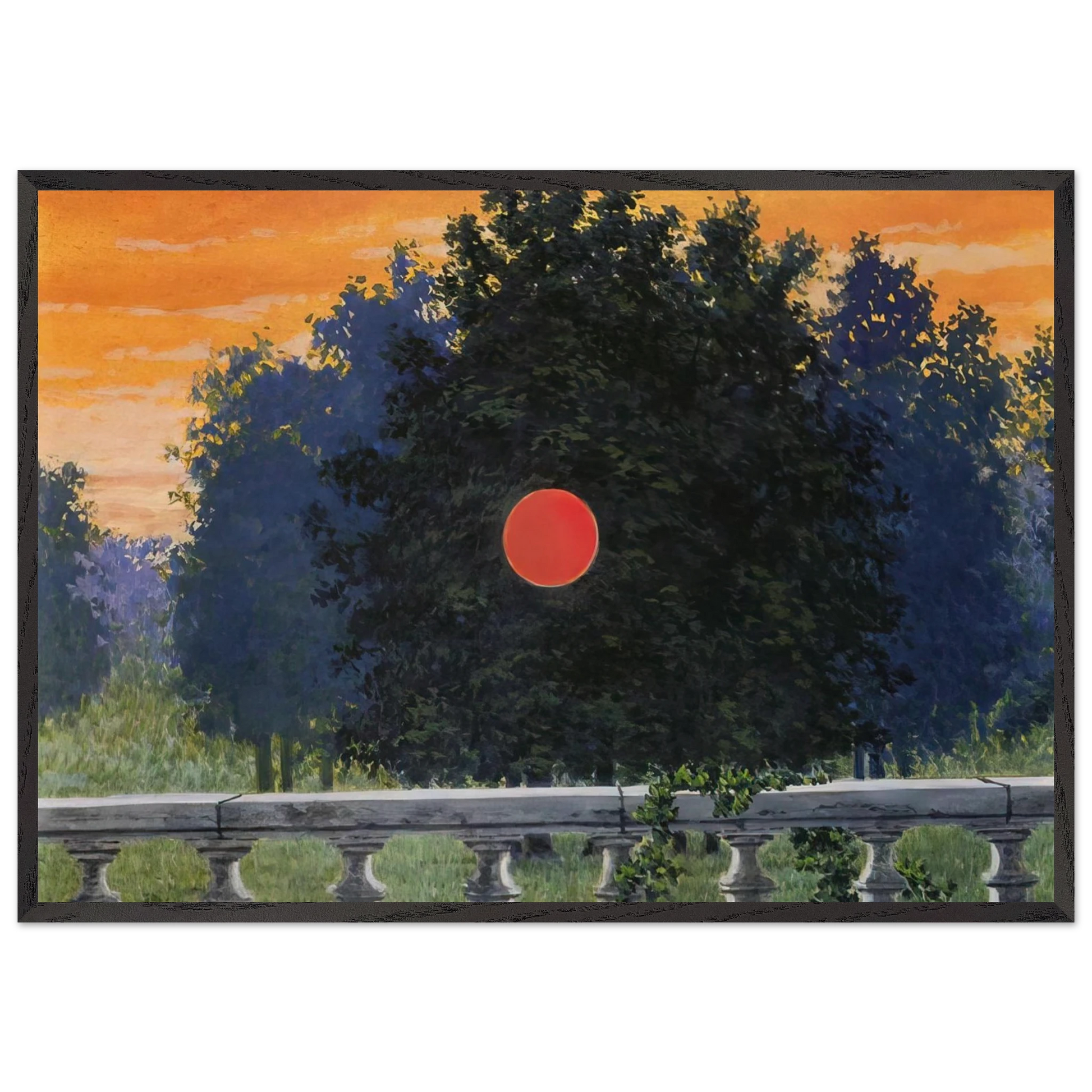 BANQUET 1955 - Rene Magritte Framed Art Print – Black Wooden Frame - Default Title - -Framed Art Print