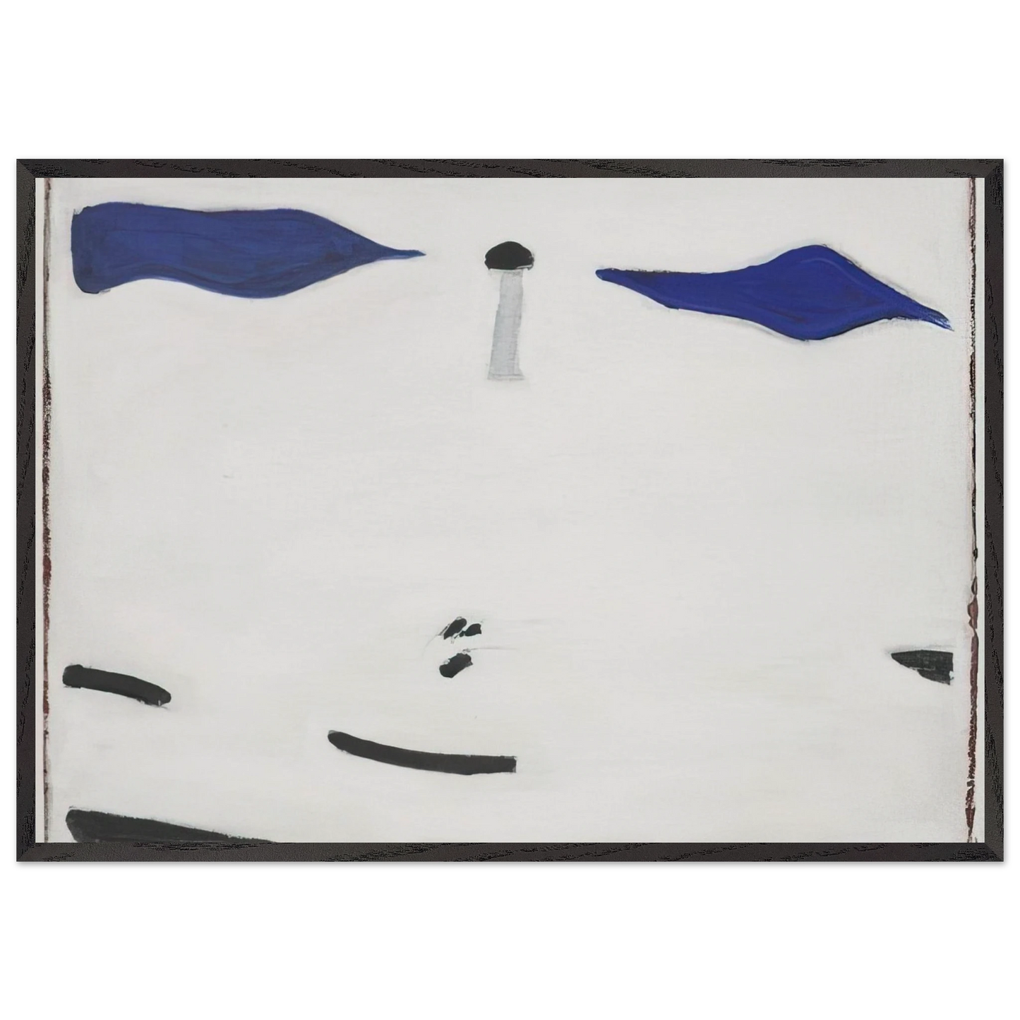 Fresh - 2007 N2 - Raoul De Keyser Framed Art Print – Black Wooden Frame - Default Title - -Framed Art Print