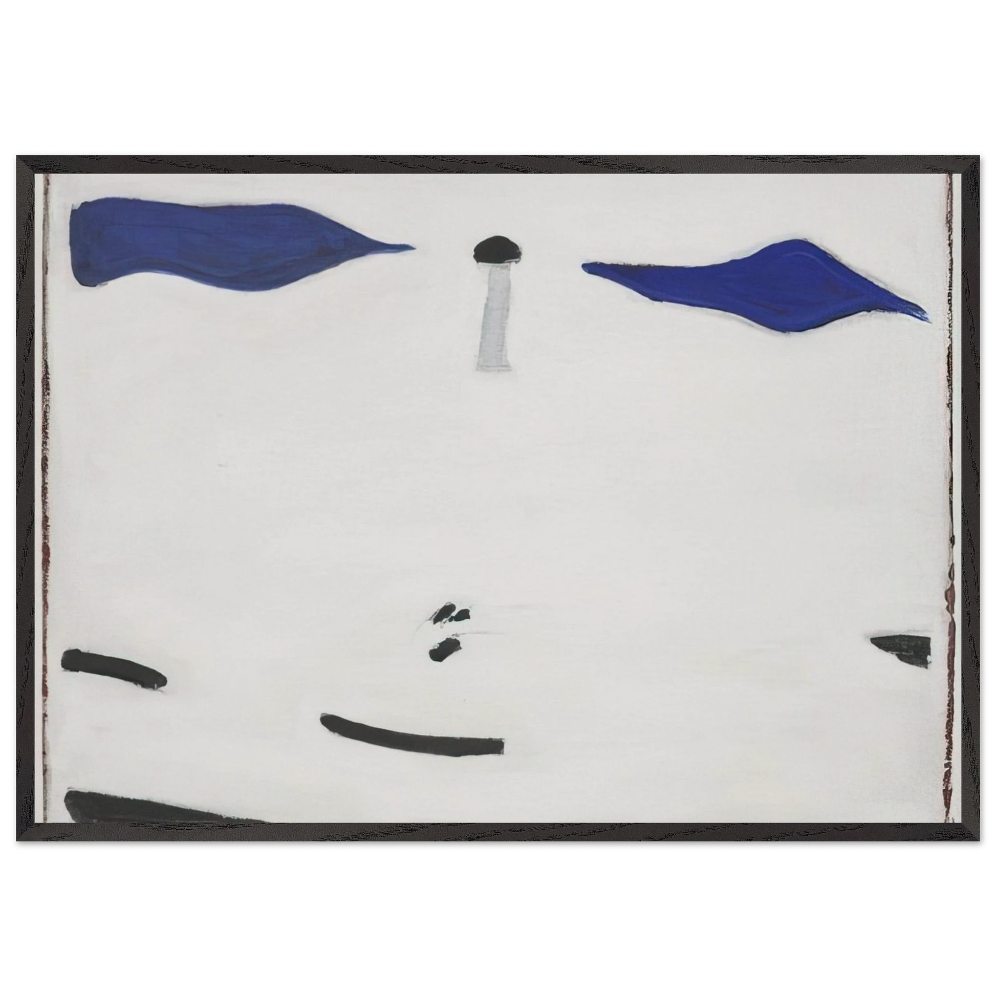 Fresh - 2007 N2 - Raoul De Keyser Framed Art Print – Black Wooden Frame - Default Title - -Framed Art Print