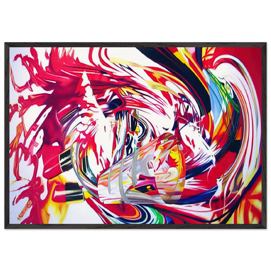 Womens Intuition after Aspen - James Rosenquist Framed Art Print – Black Wooden Frame - Default Title - -Framed Art Print