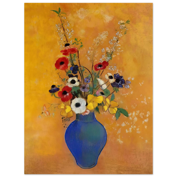 Odilon Redon - VASE OF FLOWERS 4  75x100 cm / 30x40inches Fine Art Poster