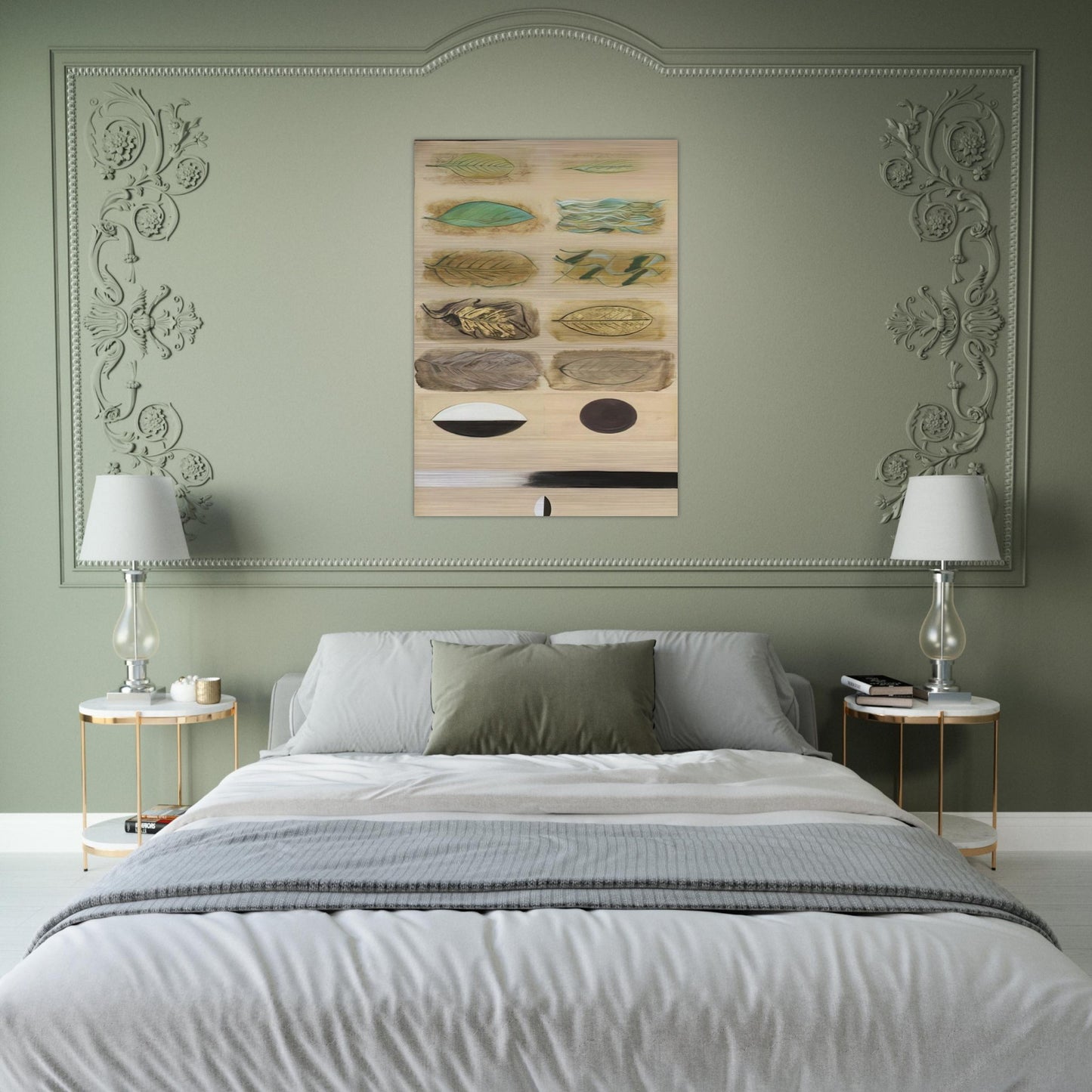 Life Cycle of a Leaf - Expressionism - Morris Graves Brushed Aluminum Print - 70x100 cm / 28x40 inches | Morris Graves Aluminum Print | Morris Graves Prints