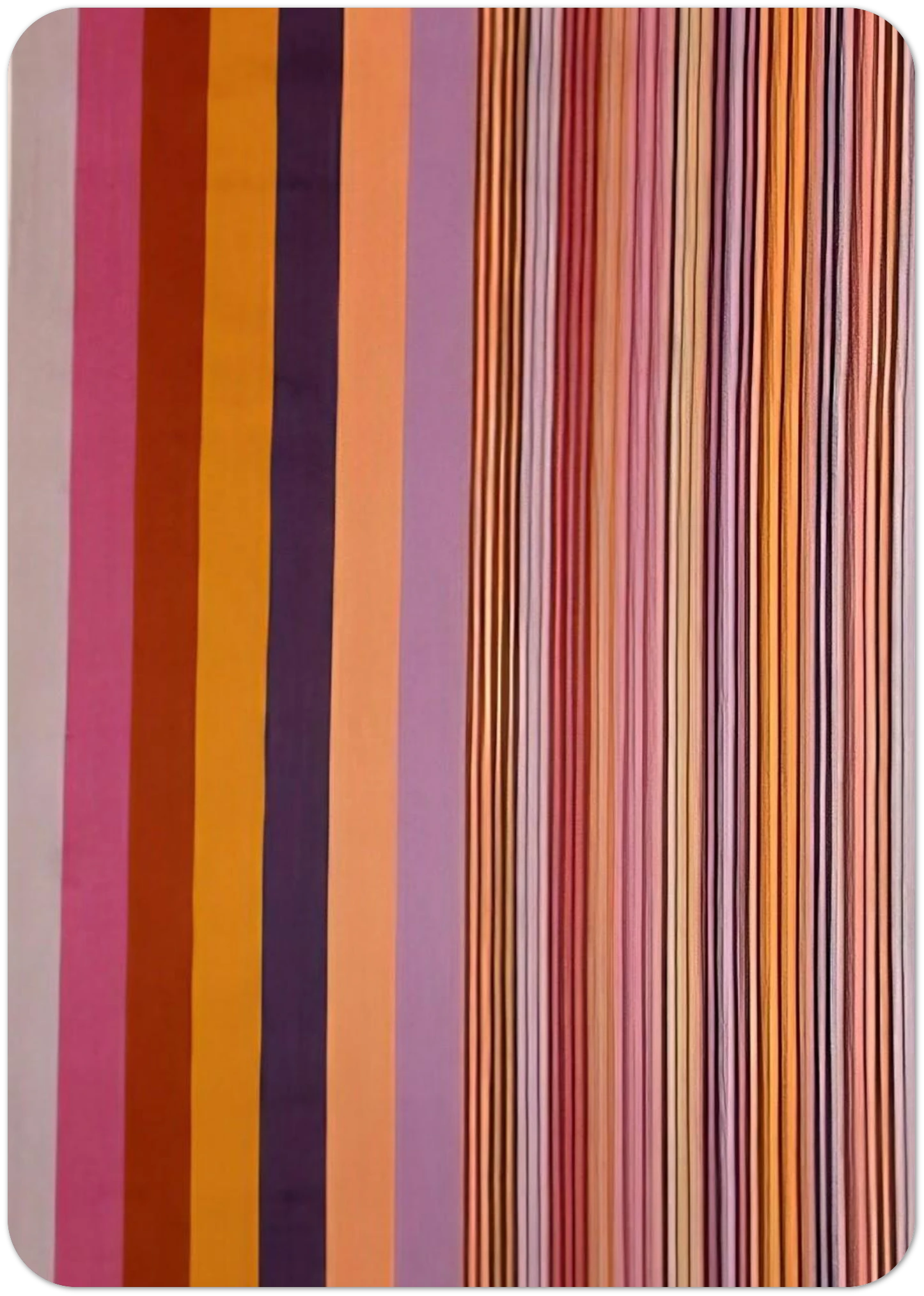 Lincoln Center - 1971 By Gene Davis Pack of 10 Post Cards | Gene Davis Post Cards | A6 (10.5 x 14.8 cm) - 4.1 x 5.8 inches