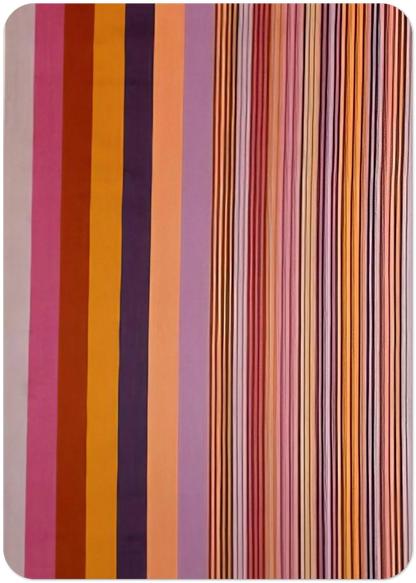 Lincoln Center - 1971 By Gene Davis Pack of 10 Post Cards | Gene Davis Post Cards | A6 (10.5 x 14.8 cm) - 4.1 x 5.8 inches