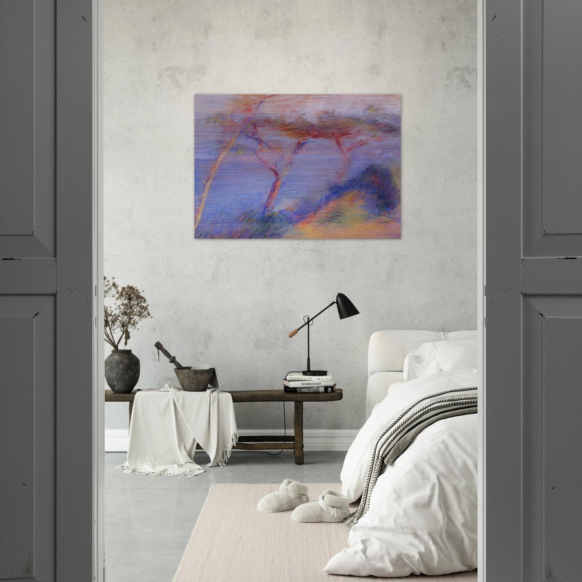 Landscape - Henri-Edmond Cross Brushed Aluminum Print - 70x100 cm / 28x40 inches | Henri-Edmond Cross Aluminum Print | Henri-Edmond Cross Prints