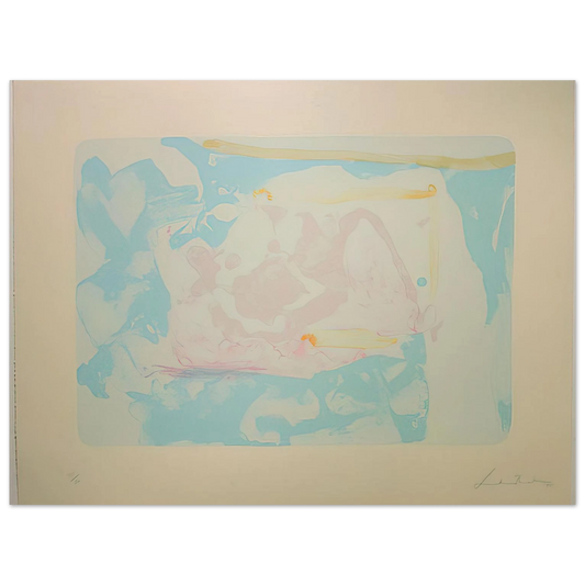 Helen Frankenthaler - Reflections III - 1995 Wall art - 13x18 cm / 5x7 inches - Fine Art Poster - -