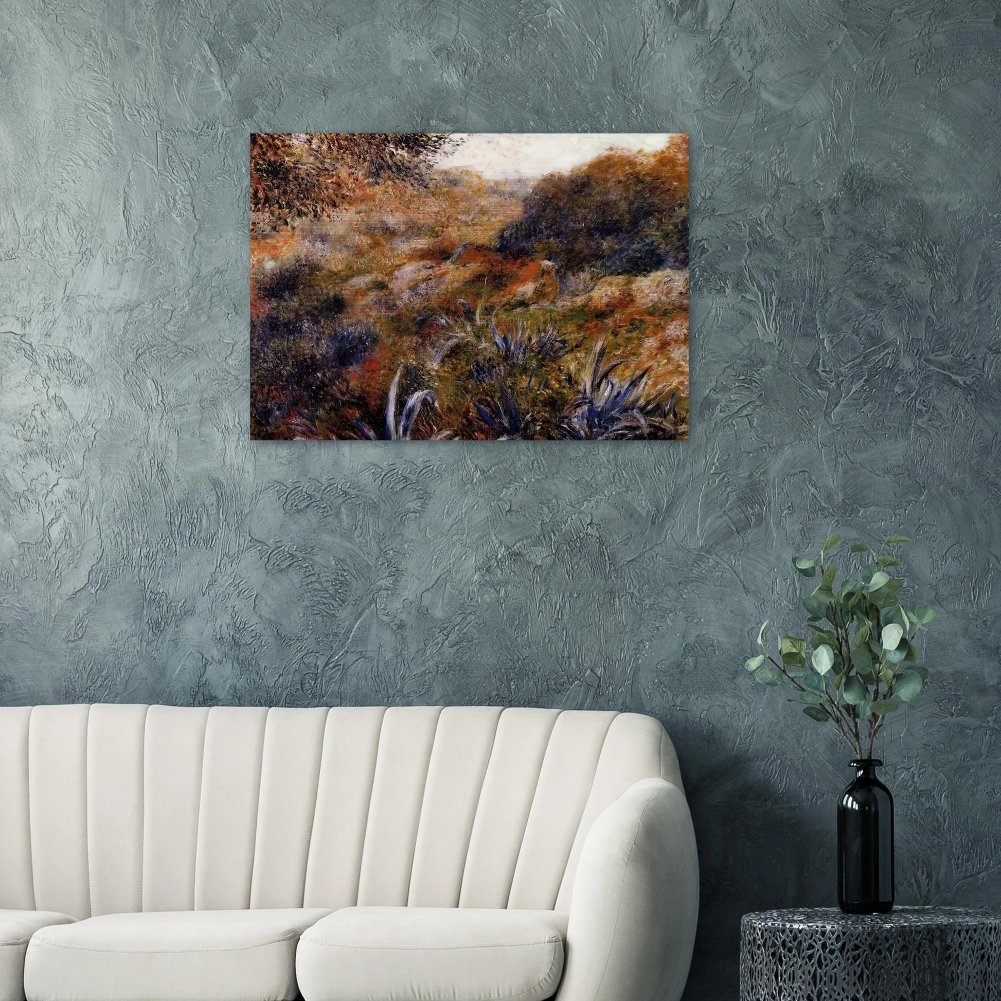 Algerian Landscape The Ravine of the Wild Women - Pierre-Auguste Renoir Brushed Aluminum Print - 70x100 cm / 28x40 inches | Pierre-Auguste Renoir Aluminum Print | Pierre-Auguste Renoir Prints